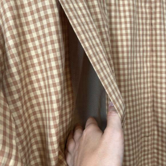 Braeval Shirt Mens Extra Large Tiera Gun Check Cotton Long Sleeve Patch L - Picture 10 of 14